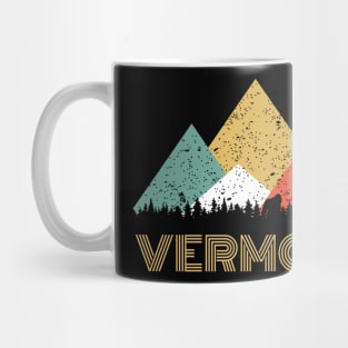 Secret Sasquatch Hidden Retro Vermont with Hiding Bigfoot Mug